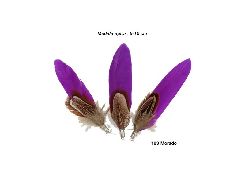 PLUMAS FAISAN Y GANSO 79542 (Bolsa 25 uds)