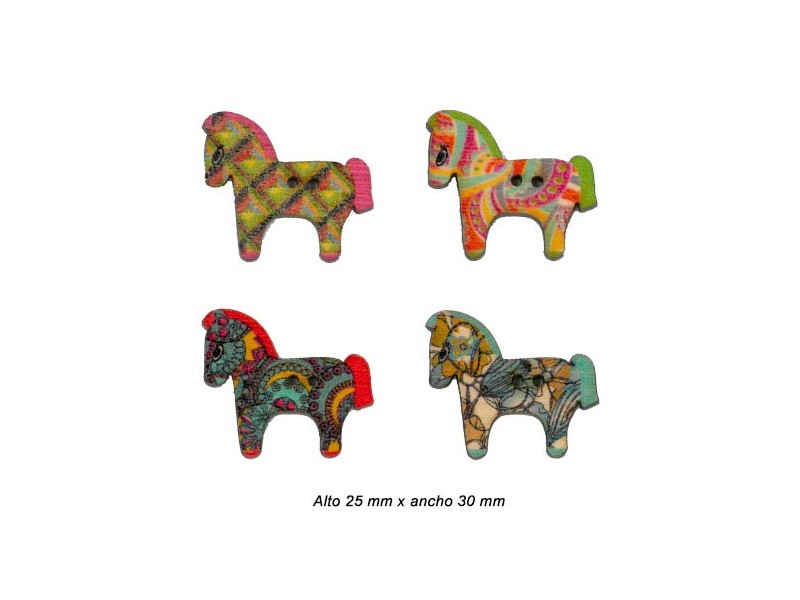 BOTON DECORATIVO 97781-48 (Unidad) CABALLO