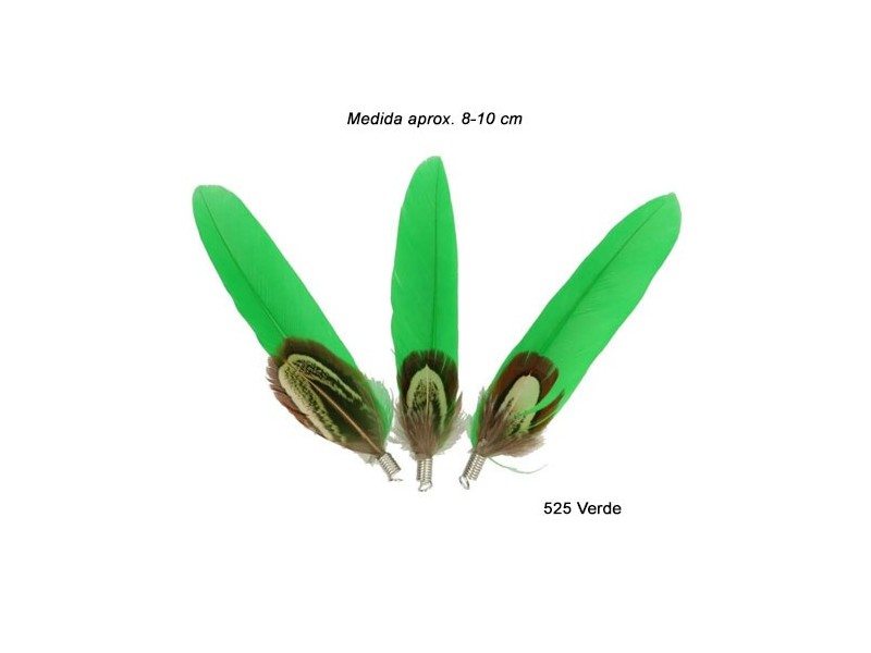 PLUMAS FAISAN Y GANSO 79536 (Bolsa 25 uds)