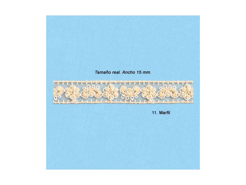 ENCAJE TUL BORDADO 42375.11 (Metros) ENTREDOS