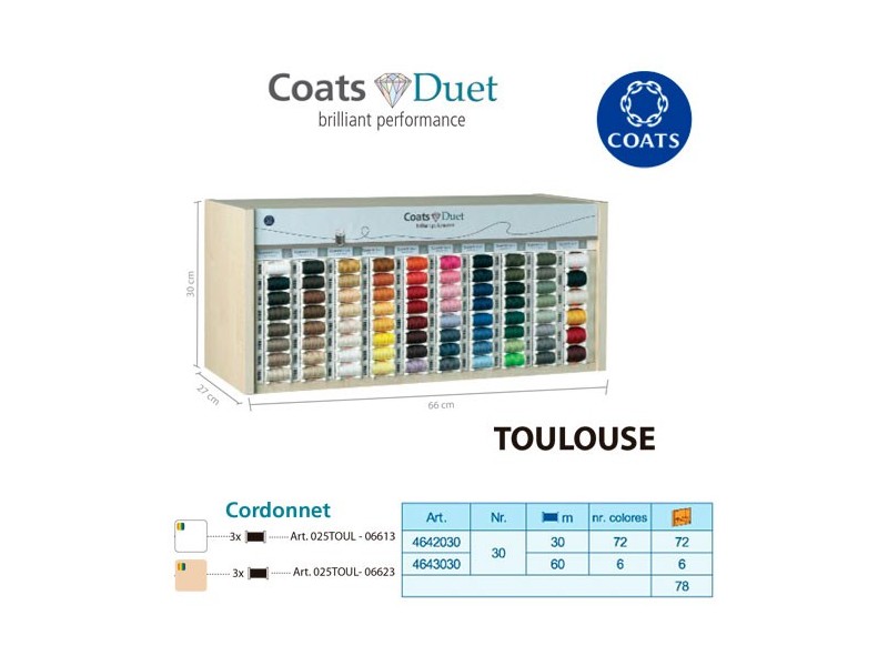 EXP. 025TOUL COSER COATS DUET