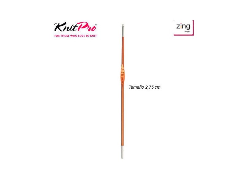 AGUJA GANCHILLO KNIPRO ZING 47464 (Unidad) 2,75cm