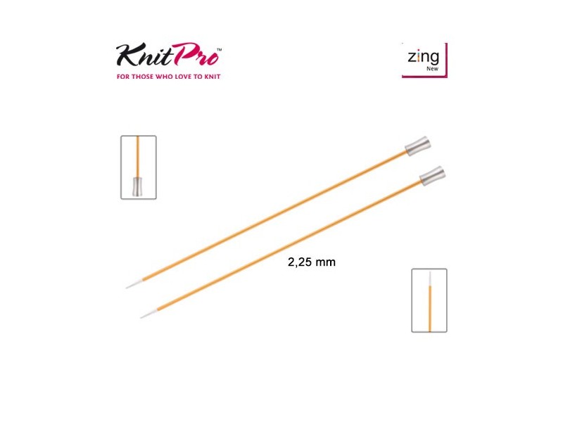 AGUJA TRICOTAR 47322 METAL ZING 2,25mm (Par)