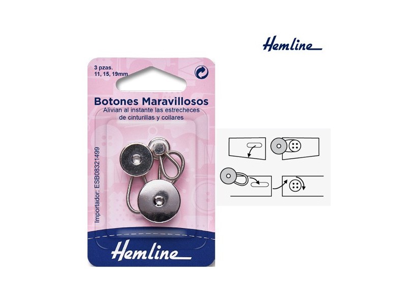 BOTONES MARAVILLOSOS H896.99 (Blister 3 Piezas)