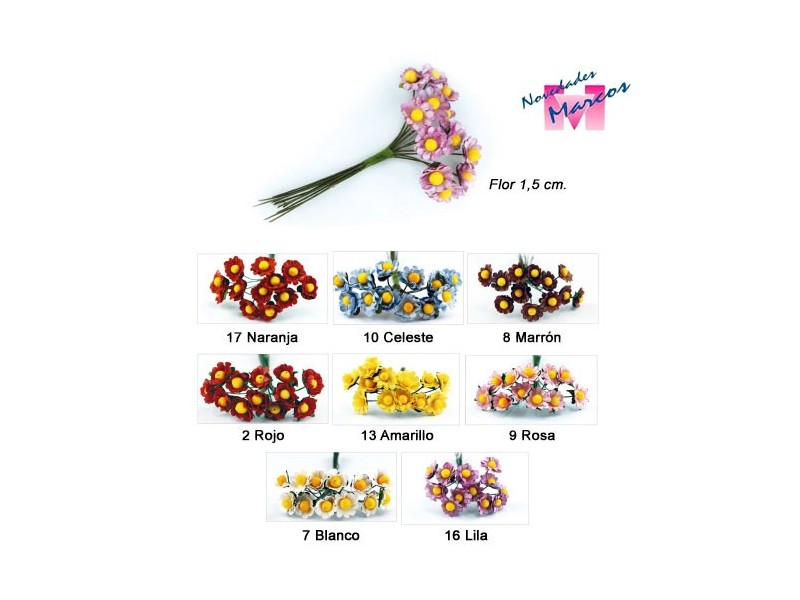 RAMILLETE FLOR CM4012 (12 unidades)