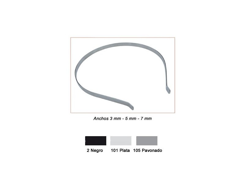 DIADEMA METAL 520410 (Unidad)