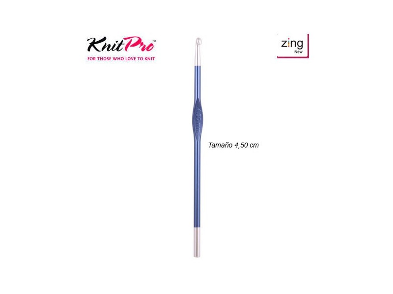 AGUJA GANCHILLO KNIPRO ZING 47470 (Unidad) 4,50cm