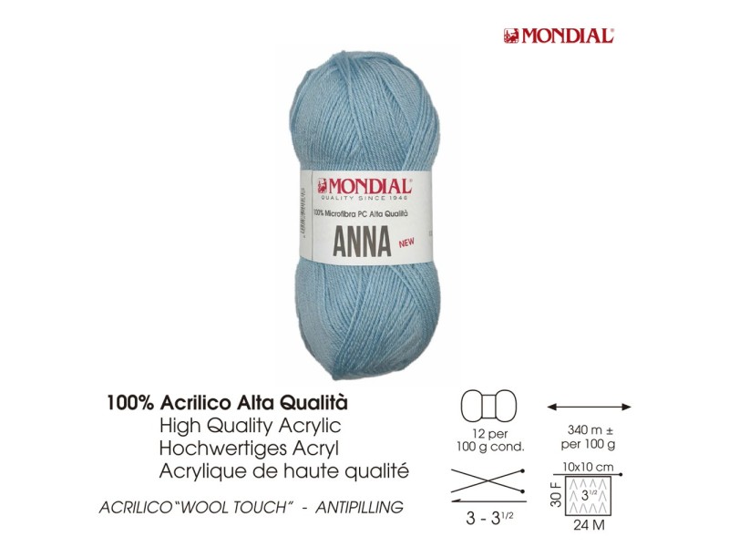 OVILLO LANA 100gr ANNA