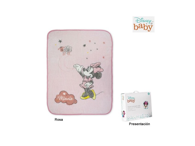 MANTA TERCIOPELO BEBE 5556 (Unidad)MINNIE