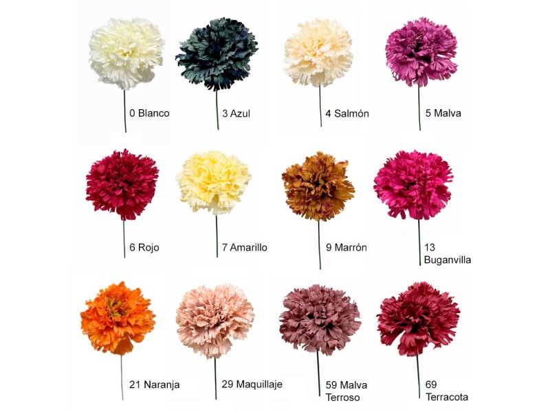 FLOR FLAMENCA 212070 CLAVEL 11CM