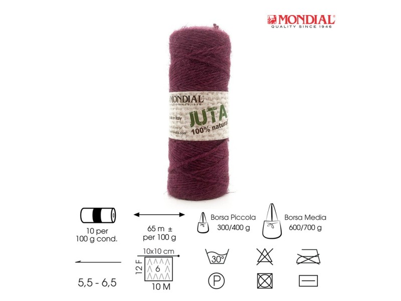 OVILLO HILO 100 GR JUTA NATURALE