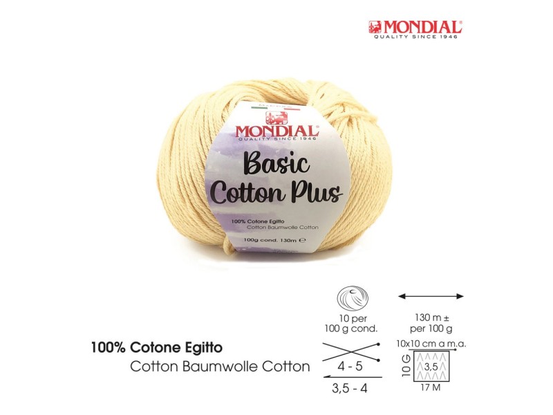 OVILLO HILO 100 GR BASIC COTTON PLUS