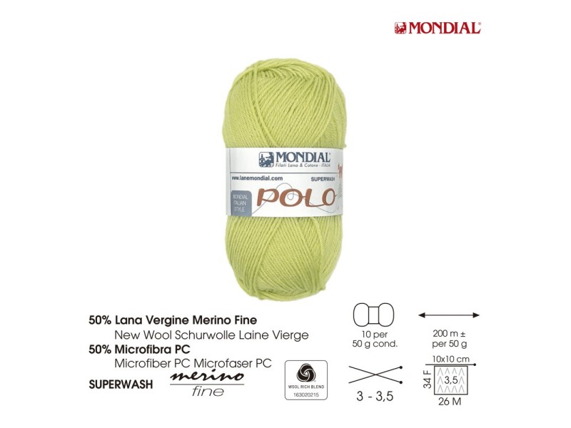 OVILLO LANA 50gr POLO