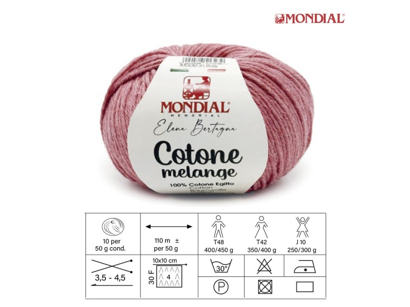 OVILLO HILO COTONE MELANGE 50GR.