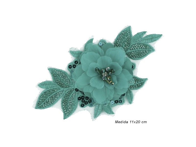 APLICACION FLOR BORDADA 654066 (Unidad)