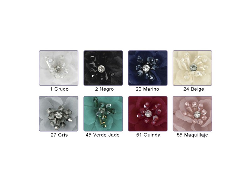 APLICACION FLOR BORDADA 654066 (Unidad)
