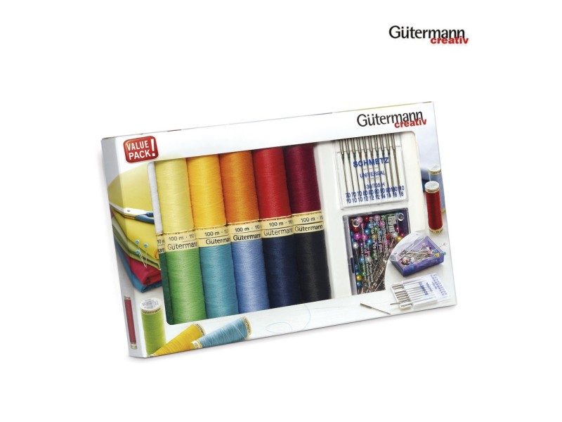 734563 KIT COSTURA 100 M+AGUJAS+ALFILER