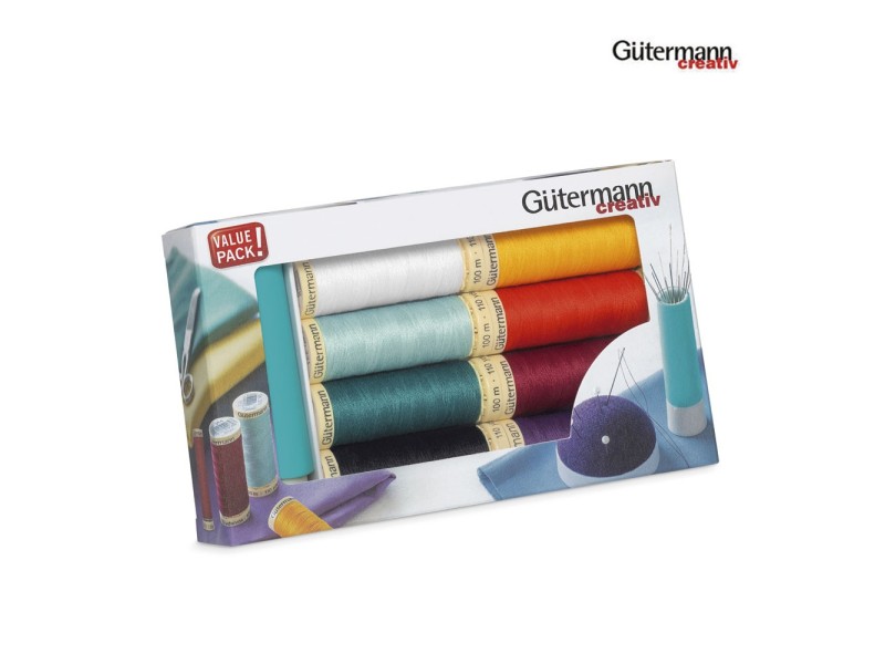734572 SET 8 HILO 100 M+AGUJAS TWISTER PRYM