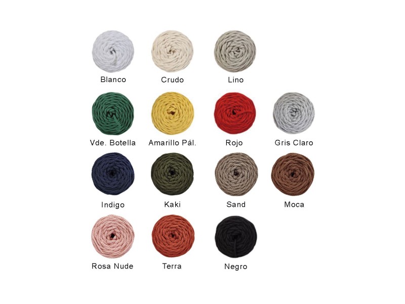 CORDON ALGODON COTTON AIR 5mm(50 Mtros) 350gr