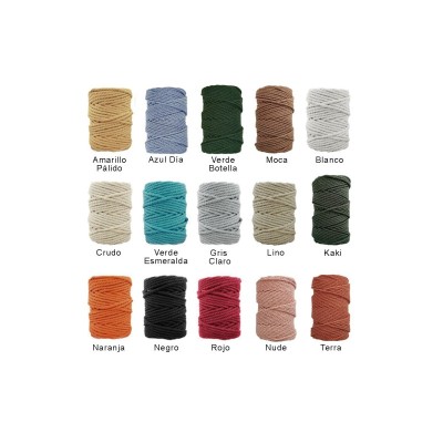 CORDON ALGODON MACRAME 3mm...